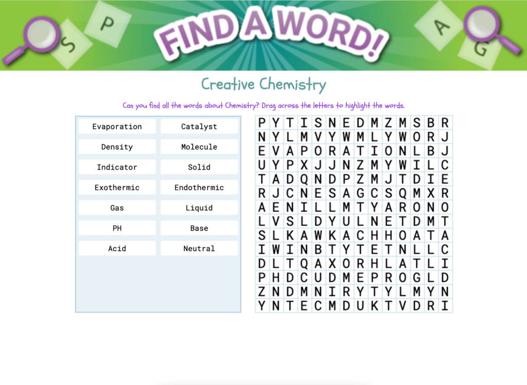 Discovery-Find-a-word